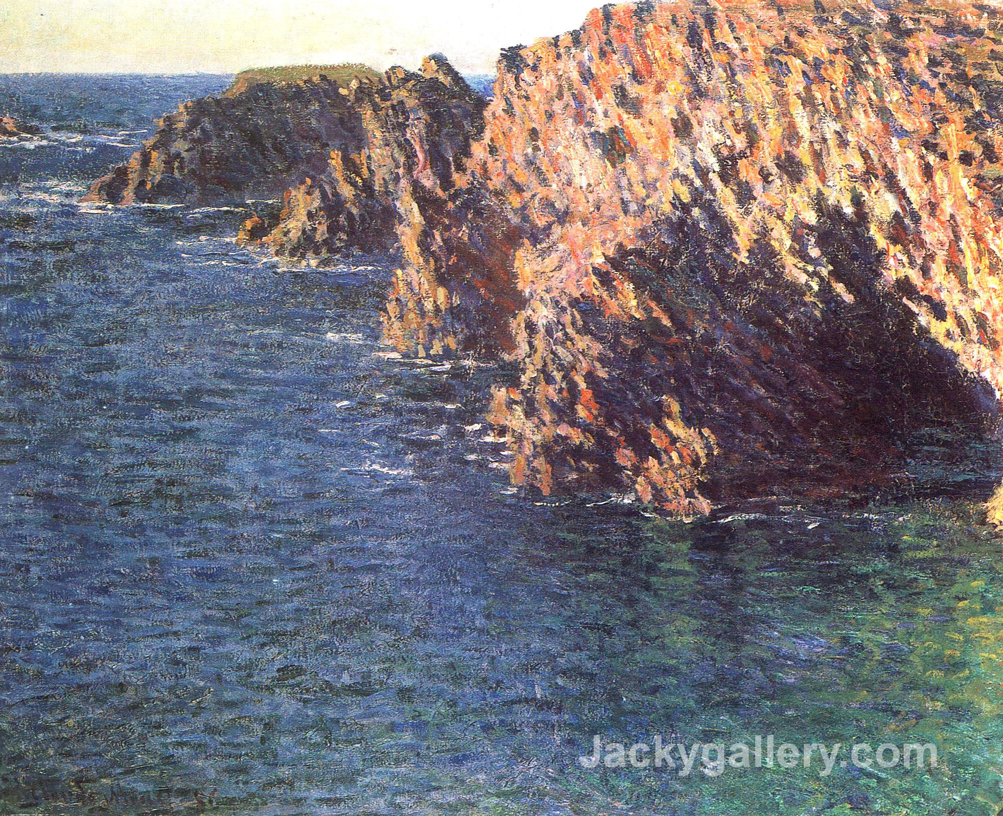 The Grotto of Port-Domois by Claude Monet paintings reproduction